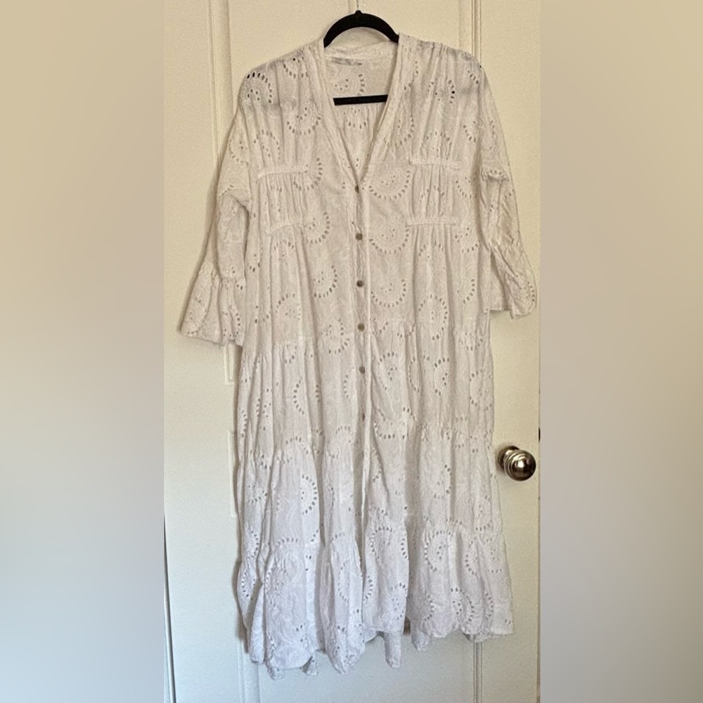 Cotton Resort Dress - Picture 2 of 4